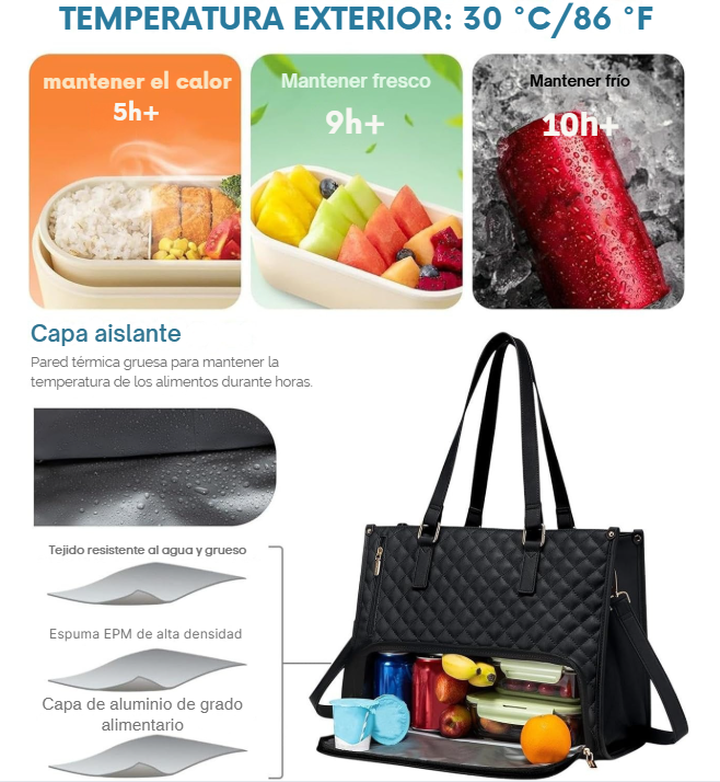 Bolso Chic, Elegante y Organizado