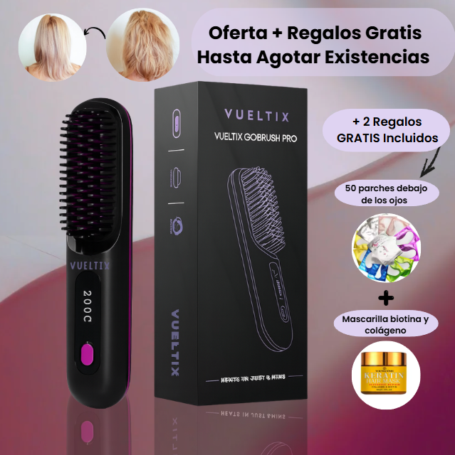 Vueltix™ GoBrush Pro — Liso Perfecto en Cualquier Lugar